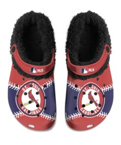 St. Louis Cardinals Fuzzy Slippers Clog