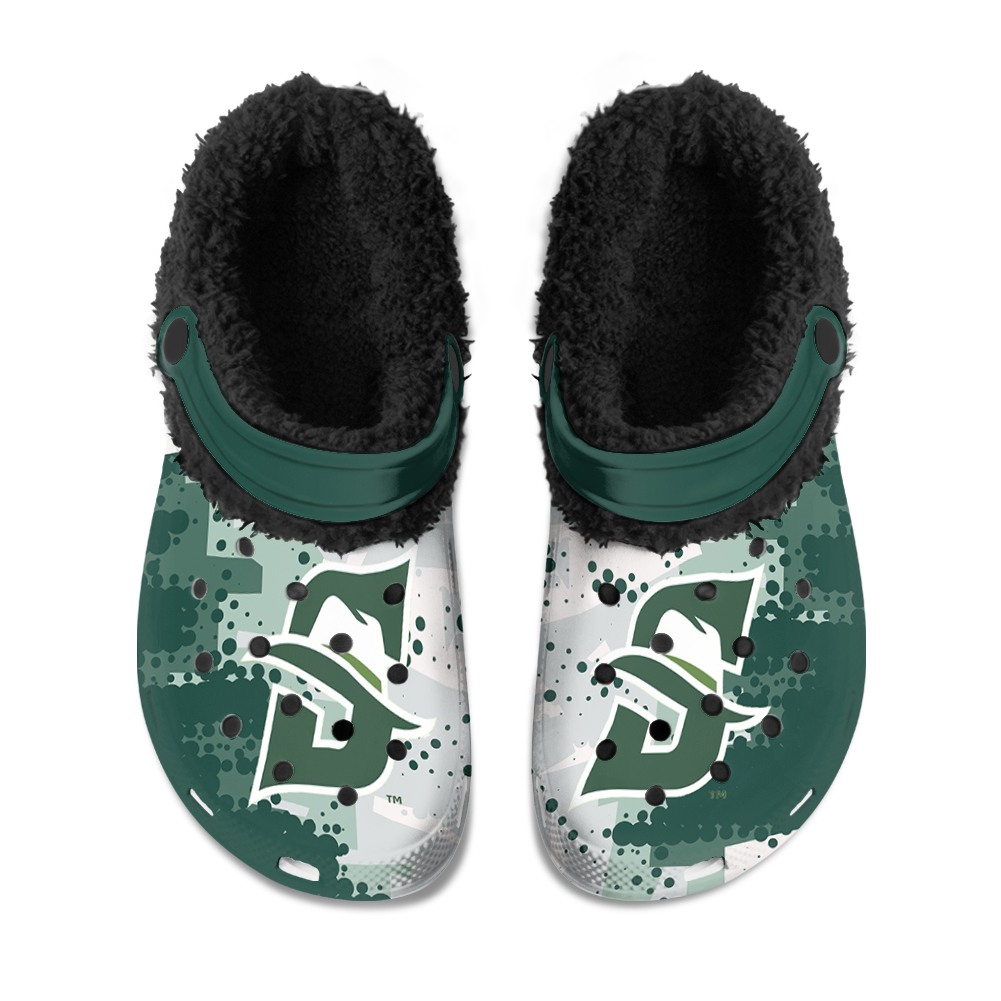 UMass Lowell River Hawks Fuzzy Slippers Clog