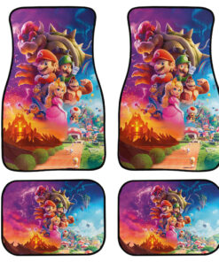 Super Mario Bros 2023 Car Floor Mats