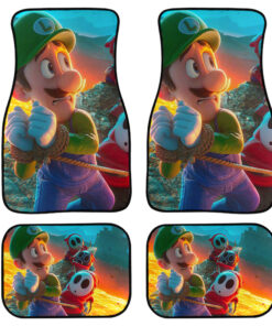 Super Mario Bros Movie Lungi Car Floor Mats