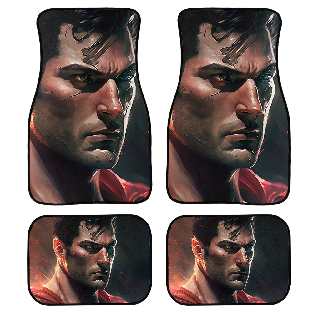 Superman Man of Steel Car Floor Mats