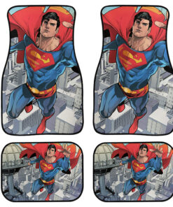 Superman Metropolis Car Floor Mats