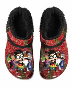 TEEN TITANS Fuzzy Slippers Clog