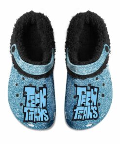 TEEN TITANS 02 Fuzzy Slippers Clog