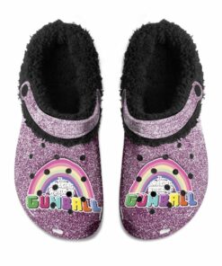 THE AMAZING WORLD OF GUNBALL Fuzzy Slippers Clog