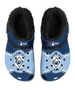 Tampa Bay Rays Fuzzy Slippers Clog