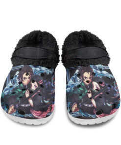 Tanjiro _ Nezuko Fuzzy Slippers Clog