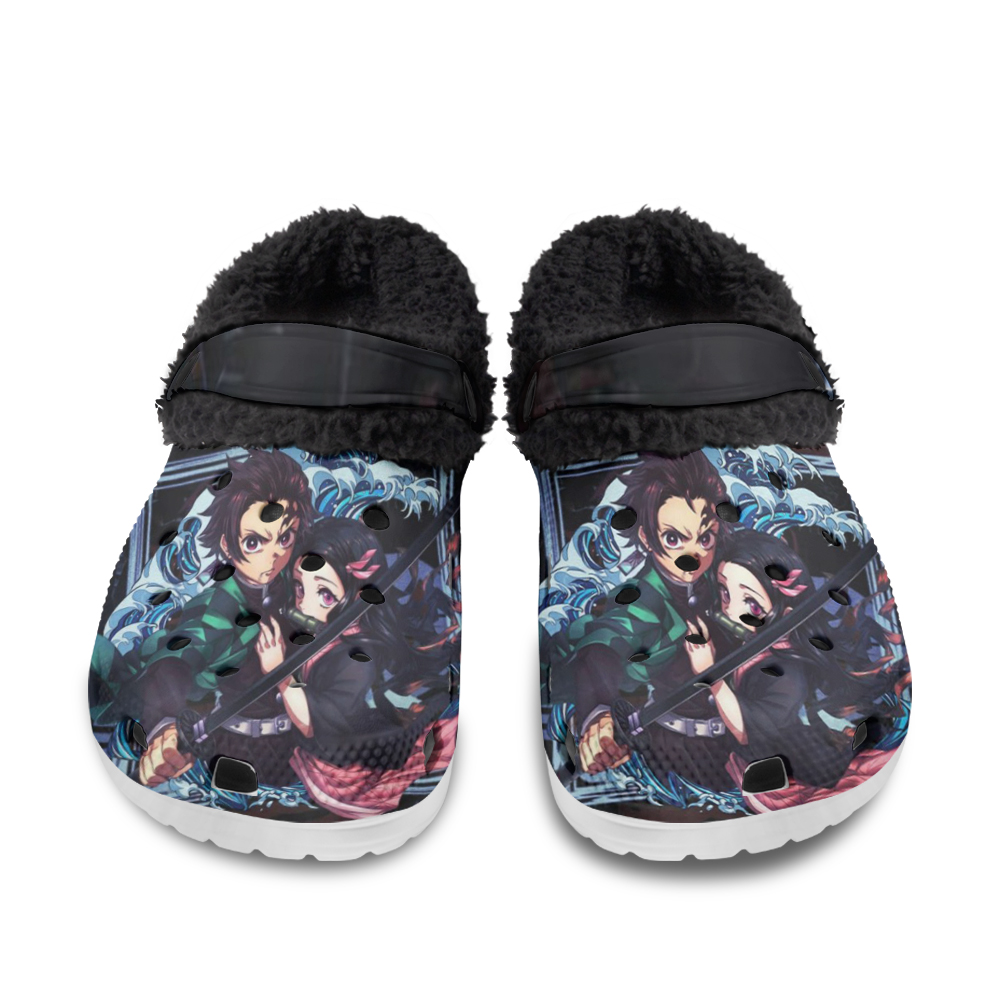 Satoru Gojo Cool Jujutsu Kaisen Fuzzy Slippers Clog