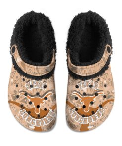 Texas Longhorns Fuzzy Slippers Clog