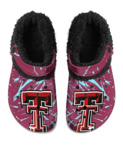 Texas Tech Red Raiders Fuzzy Slippers Clog