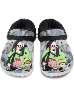 The Grim Adventures of Billy and Mandy Fuzzy Slippers Clog