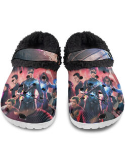 Titans Season 4 Fuzzy Slippers Clog