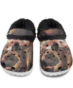 Titans on Attack on Titans Fuzzy Slippers Clog