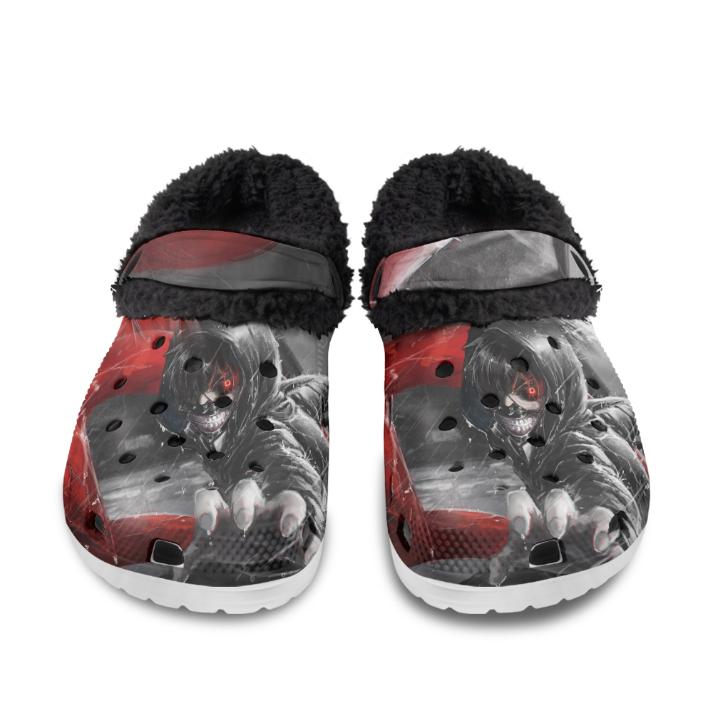 AC DC Fuzzy Slippers Clog