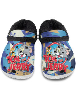 Tom and Jerry Fuzzy Slippers Clog