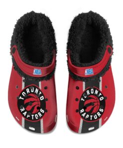 Toronto Raptors Fuzzy Slippers Clog