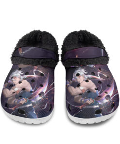 Uzui Tengen KIMETSU NO YAIBA Fuzzy Slippers Clog