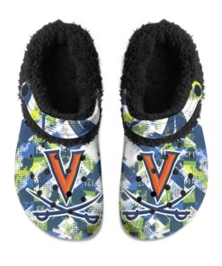 Virginia Cavaliers Fuzzy Slippers Clog