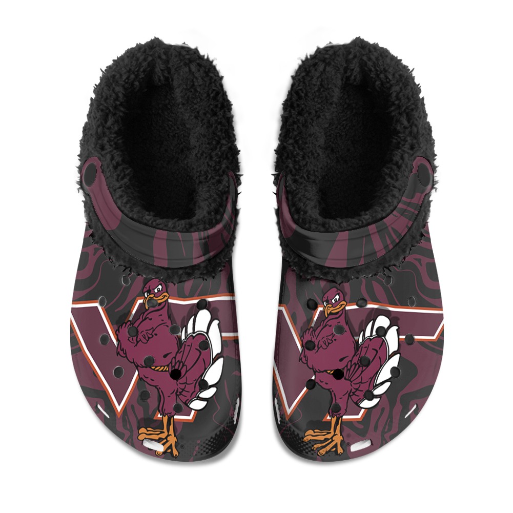 Weber State Wildcats Fuzzy Slippers Clog