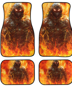 Warrior Disturbed Satan Car Floor Mats