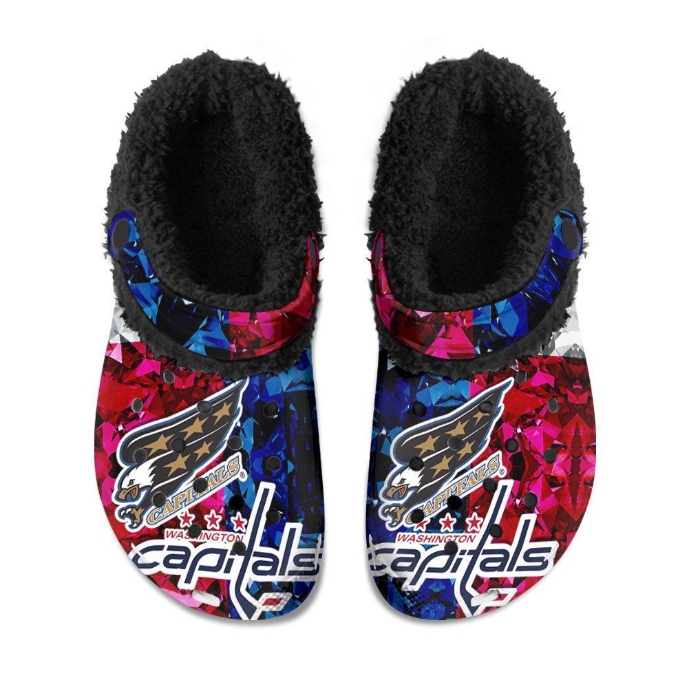 Winnipeg Jets Fuzzy Slippers Clog