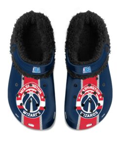 Washington Wizards Fuzzy Slippers Clog