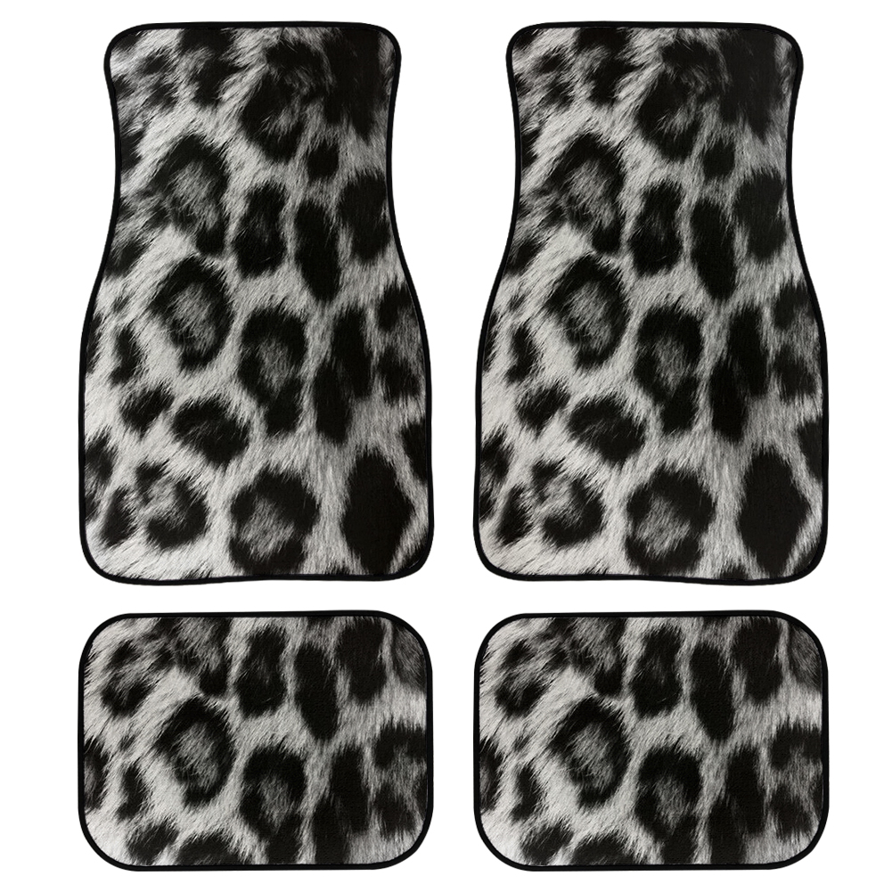 White Tiger Car Floor Mats