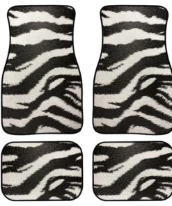 White Tiger Car Floor Mats