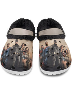 Zack Snyder_s Justice League Fuzzy Slippers Clog