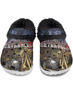 Avenged Sevenfold Fuzzy Slippers Clog