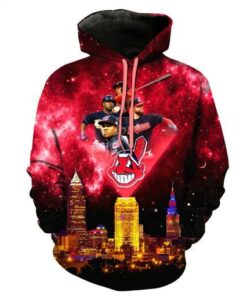 Cleveland Indians All Over Print 3D Hoodie, Cleveland Indians 3D Hoodie