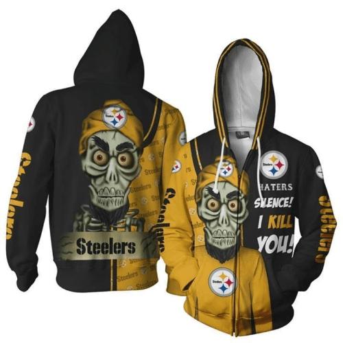 Dallas Cowboys Hater Silence I Kill You Achmed 3d Zip Hoodie