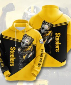 Pittsburgh Steelers 3D Hoodie Groot