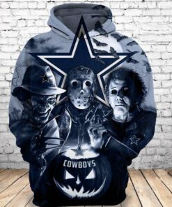 Horror Cowboys – Dallas Cowboys 3D Hoodie