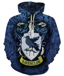 Ravenclaw/Harry Potter – 3D Hoodie, Zip-Up, Sweatshirt, T-Shirt #1