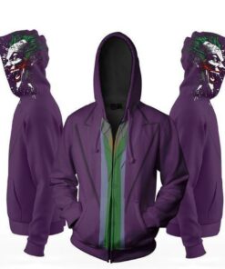 Joker Zip 3D Hoodie – Joker Jacket TN37179