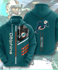 Miami Dolphins 3D Hoodie