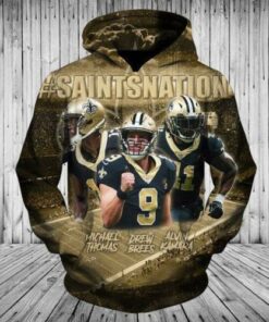 Men / Women New Orleans Saints 3D Hoodie, New Orleans Saints Hoodie, NFL New Orleans Saints Apparel