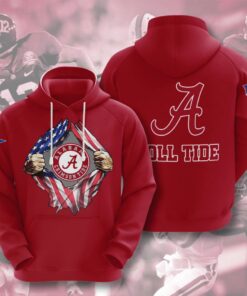 Alabama Crimson Tide 3D Hoodie