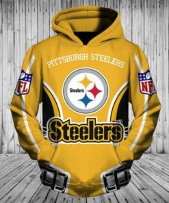 Men / Women Pittsburgh Steelers 3D Hoodie, Pittsburgh Steelers Hoodie, NFL Pittsburgh Steelers Apparel