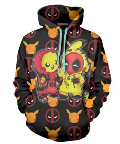 PikaPool Deadpool And Pikachu 3D Hoodie TN23402