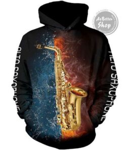 Alto Saxophone 3D Hoodie Art#628