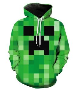 Crazy Creepers Minecraft Hoodie Art#1214