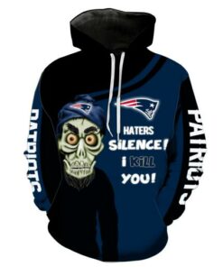 New England Patriots Achmed Skull Full All Over Print V1416 Hoodie