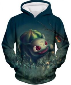 Pokemon Wild Bulbasaur Grass Pokemon 3D Graphic Hoodie PKM172