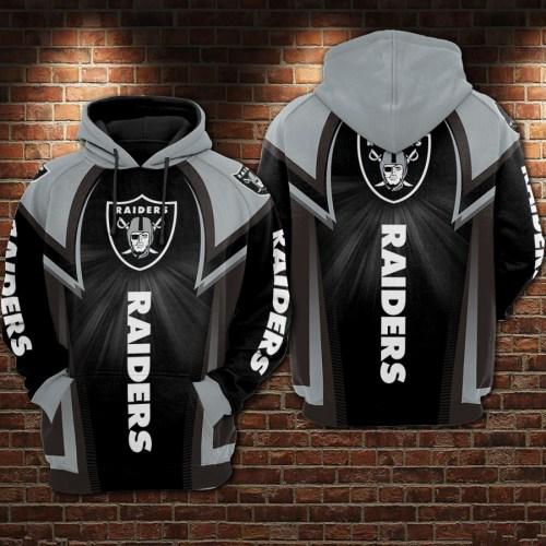 Officially Licensed Oakland Raiders Pullover Hoodies/Official Raiders Team Logos & Fanactics Football Branded/Official Pro Line N.F.L.Raiders Team Premium Pullover Hoodies