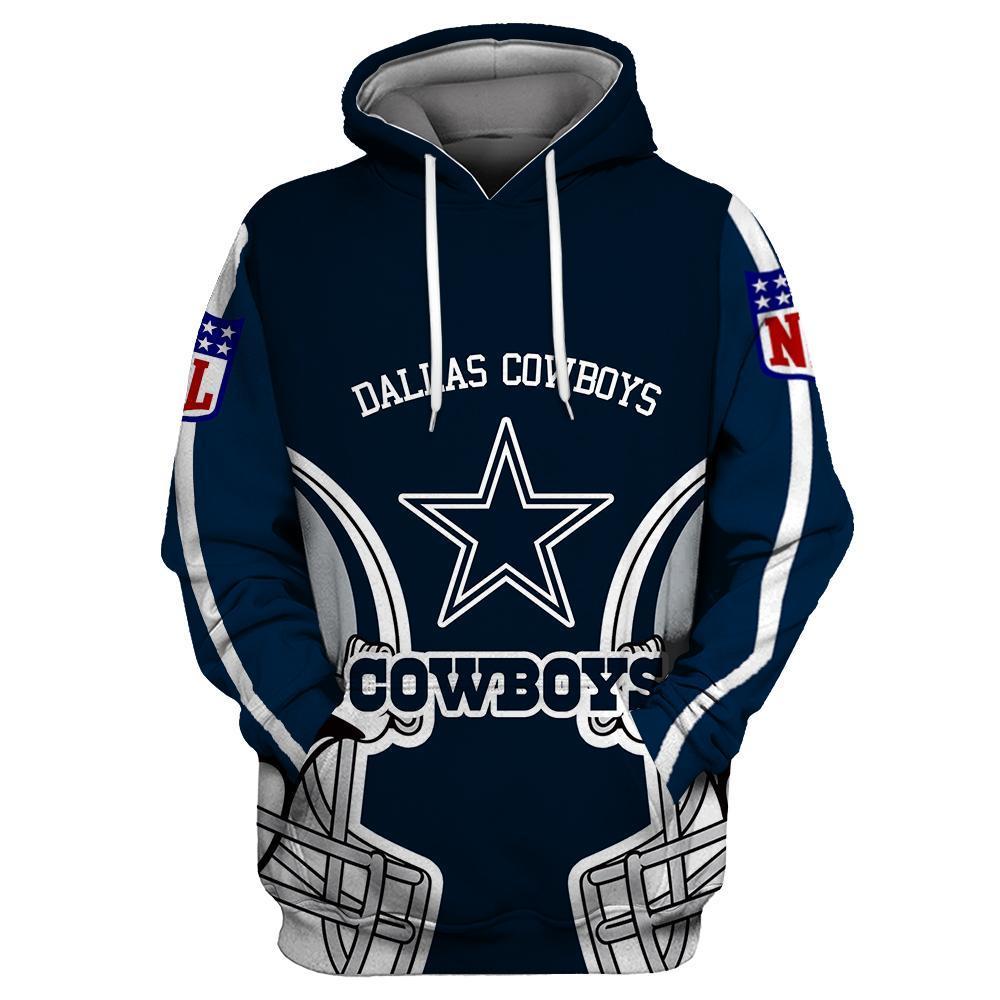 Dallas Cowboys 3D Printed Hooded Pocket Pullover Hoodie #58783