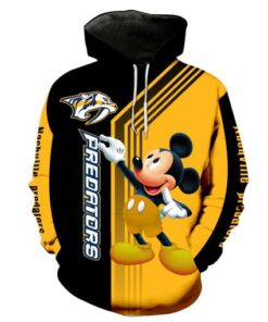 Nashville Predators Mickey Mouse NEW Full All Over Print V1518 Hoodie