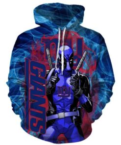 New York Giants/Deadpool – 3D Hoodie, Zip-Up, Sweatshirt, T-Shirt