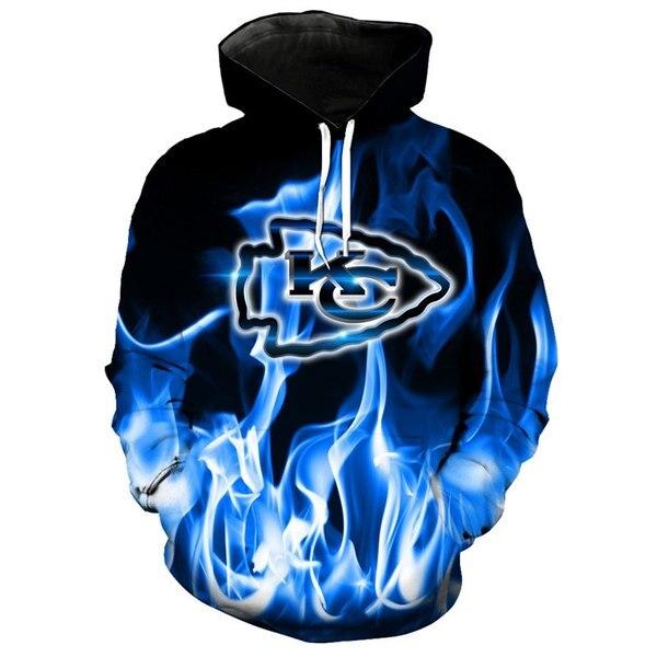 New Officially Licensed N.F.L.Kansas City Chiefs,Official Team Hoodies/New Custom Detailed 3D Graphic Printed/Premium All Over Double Sided Graphics/Official Chiefs Team Colors & Classic Chiefs Logos/Patrick Mahomes No.15 Pullover Team Hoodies
